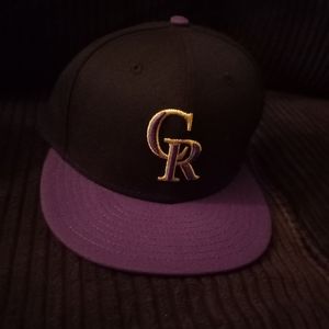Colorado rockies fitted hat